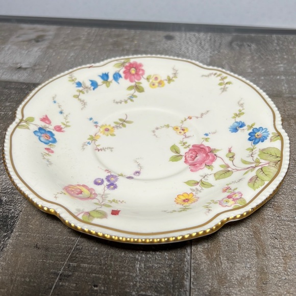 Castleton Other - Vintage 1940's Fine China Castleton Sunnyvale Pattern Saucer